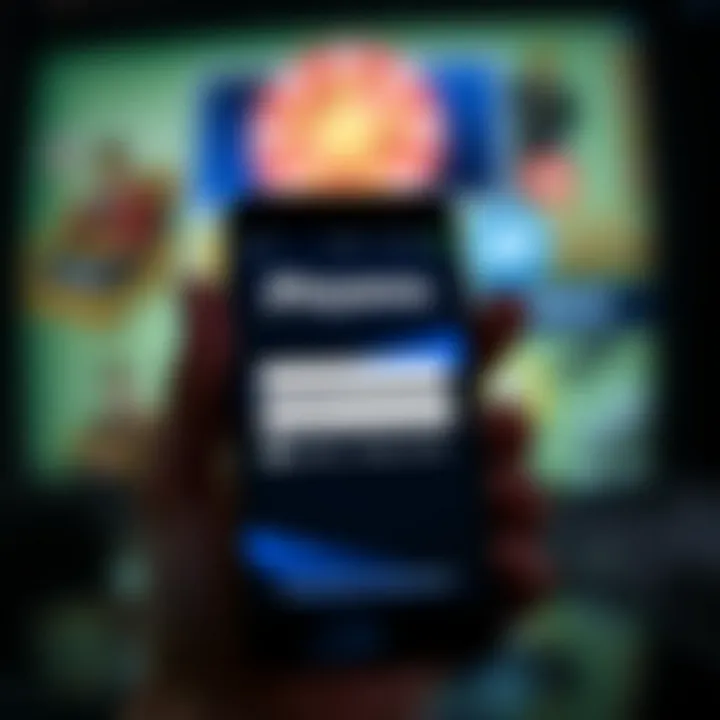 Mobile device displaying Playamo casino login screen with username and password fields
