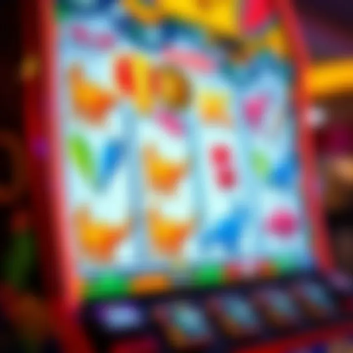 Colorful Australian themed online pokies game interface with symbols like kangaroos and boomerangs on reels