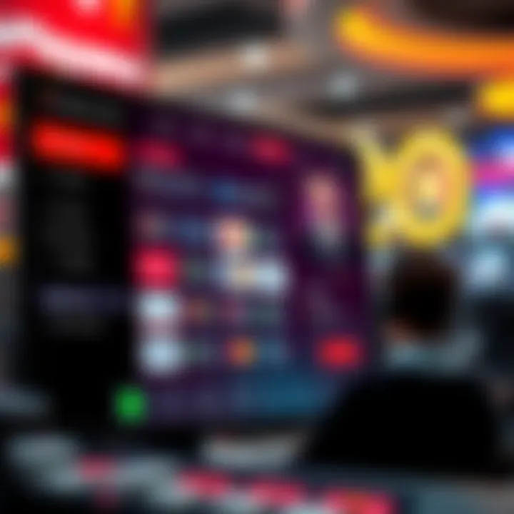 User-friendly online casino dashboard showing various payment methods and support options