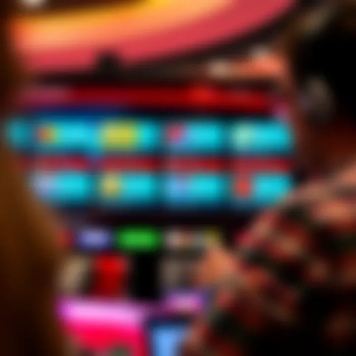User interface of National Casino showcasing payment options and support features