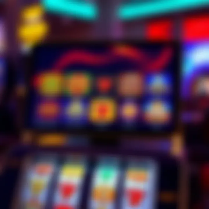 Illustration of a digital slot machine screen displaying various popular pokie game types available in Australia