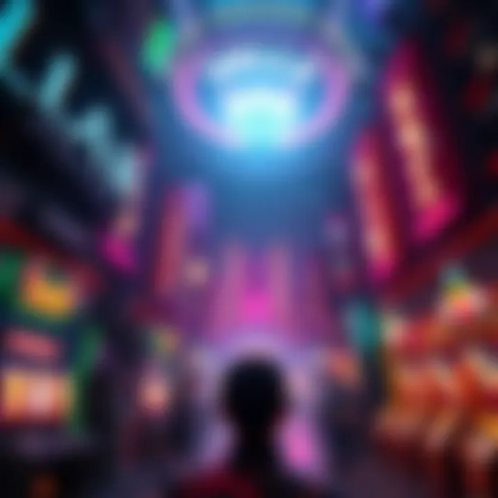 Hellspin Vibrant Sci-Fi World Futuristic, neon-lit environment showcasing Hellspin's distinctive visual style and immersive world design