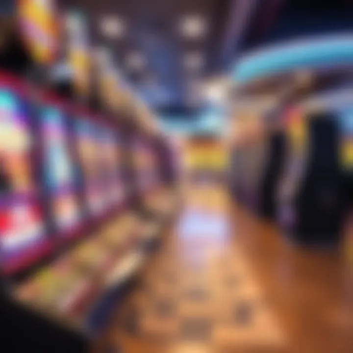 Slot machines lined up in an Australian casino highlighting the gambling industry's economic contribution