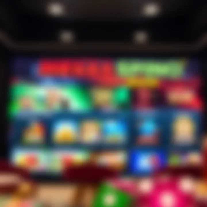 Overview of Hellspin Casino platform showcasing diverse gaming options and promotional banners