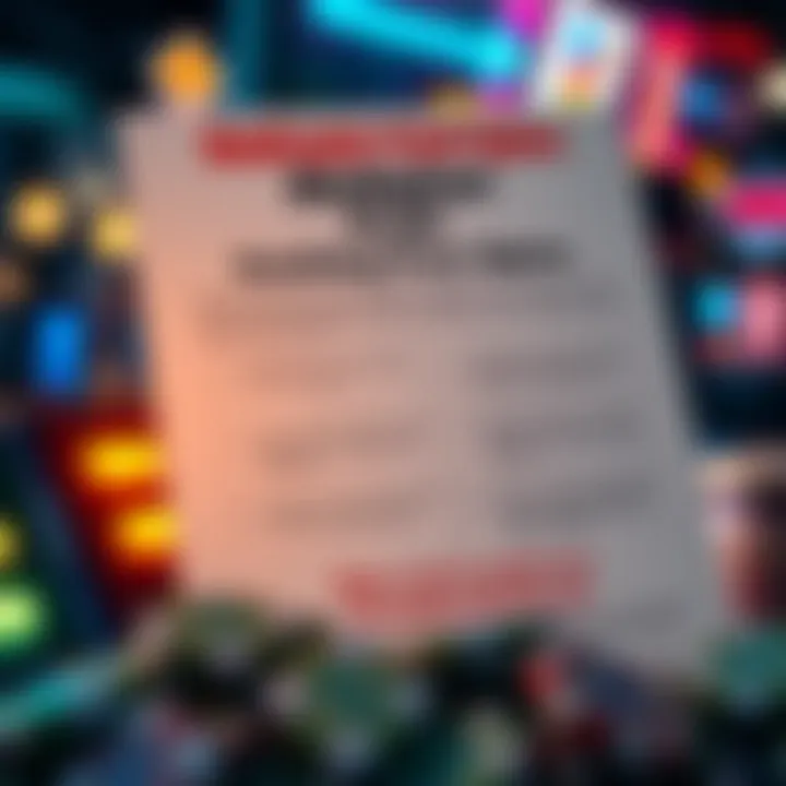 Key Tips and Wagering Conditions for Optimizing Hellspin Free Spins Illustration of a checklist highlighting wagering requirements and tips for maximizing free spin benefits