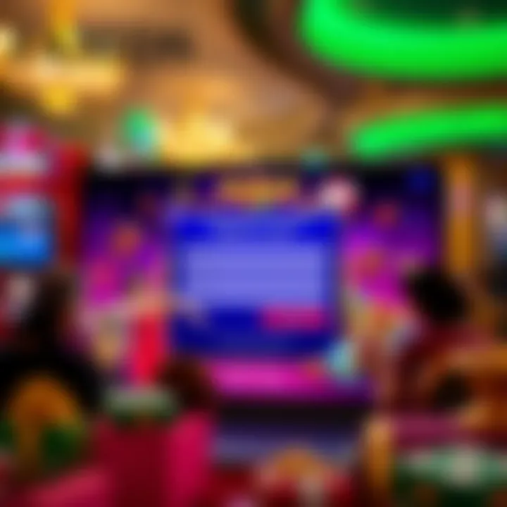 Illustration of a digital registration form for an online casino with promotional elements