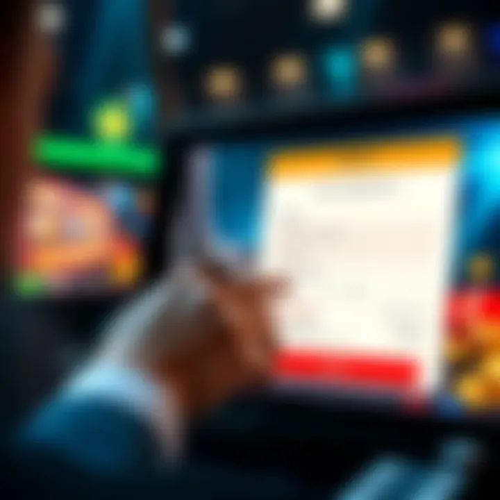 Rocket Casino Account Registration Interface User entering registration details on Rocket Casino website