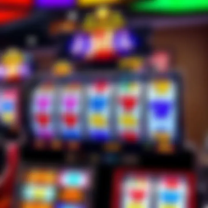 Classic slot machine reels with vibrant symbols and jackpot icons