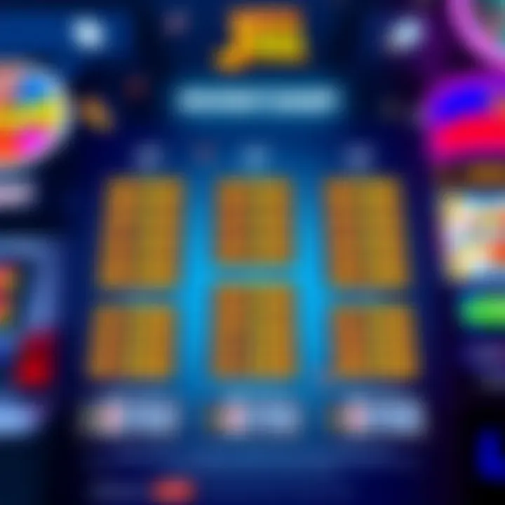 Jackpot Jill Payout Chart and Winning Combinations Colorful payout chart illustrating winning combinations and jackpot prizes
