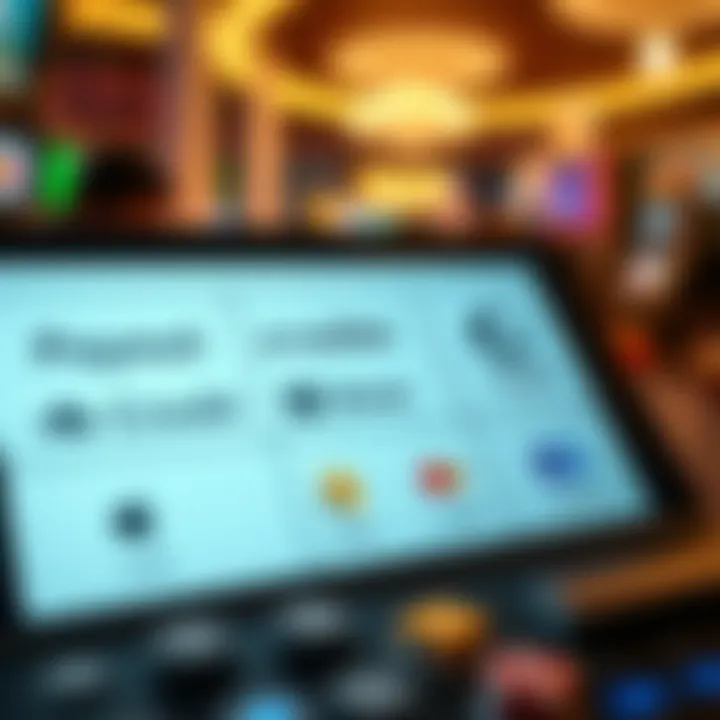 Overview of Common Payout Methods at Jackpot Jill Illustration of various online casino payout methods such as e-wallet, bank transfer, and credit card