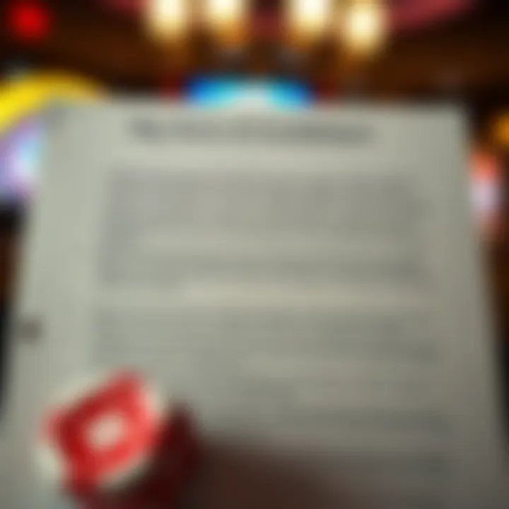 Graphic showing key terms and conditions with a focus on Australian online casino players