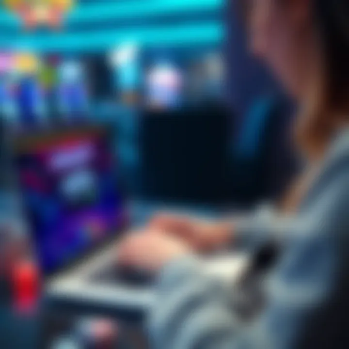 Australian player logging into Jackpot Jill Casino on a laptop with a secure login screen