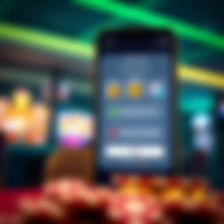 Verification and Security Measures for Casino Login Illustration of a mobile device displaying casino verification steps with checkmarks and security icons