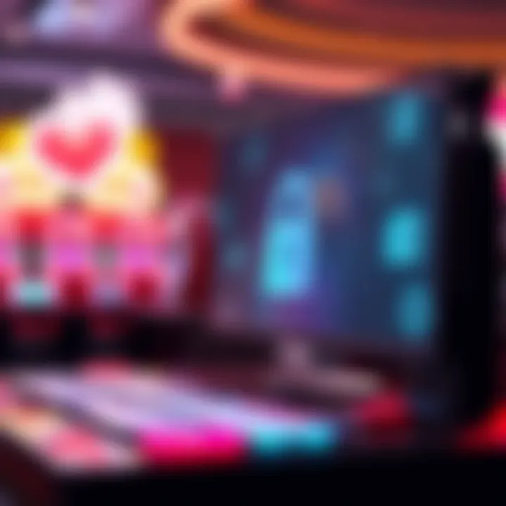 Digital representation of a secure online gaming environment with icons symbolizing player safety and responsible gaming