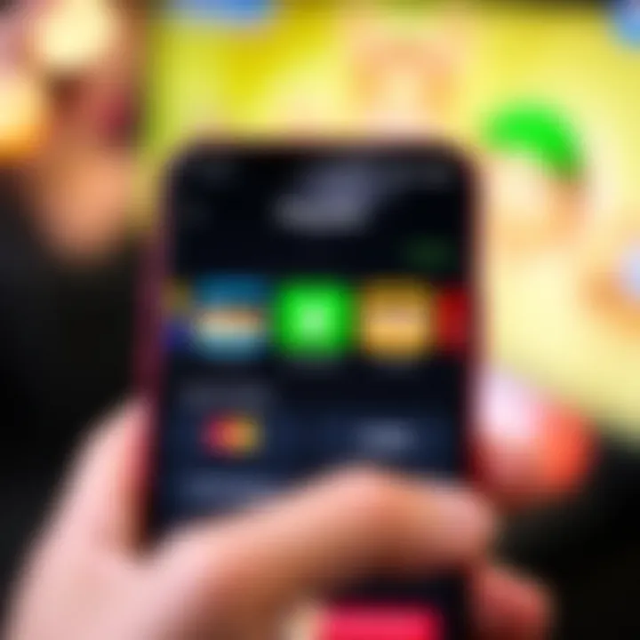 Secure online payment options displayed on a mobile screen with icons representing credit cards and e-wallets