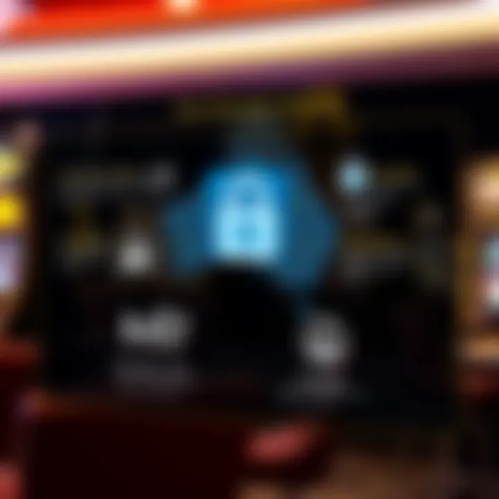 Diagram highlighting key features and security elements of the Pokies Net Australia platform