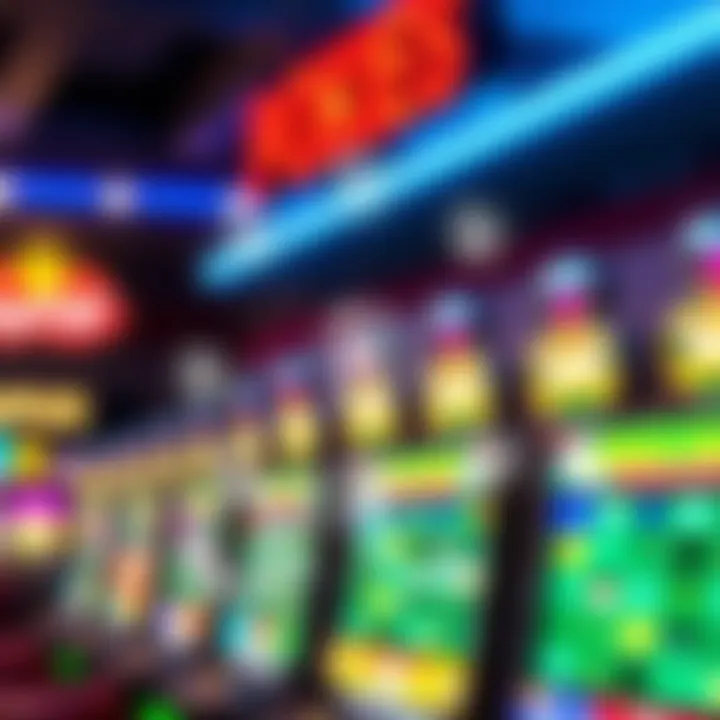 Diagram showing connectivity of pokies network technology and online platforms