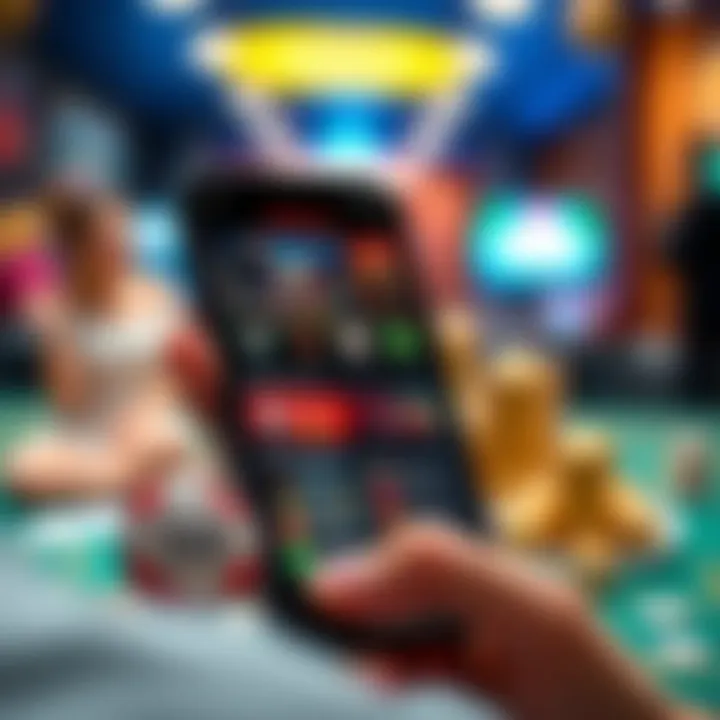 Mobile device displaying Ricky Casino user dashboard with bonuses and payment methods