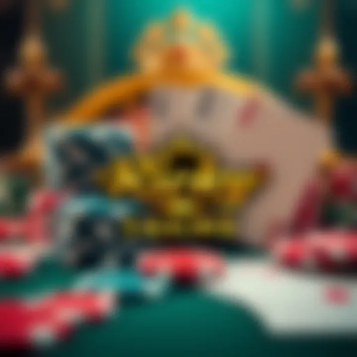 Ricky Casino logo with casino chips and playing cards