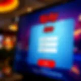 Secure login screen displaying username and password fields for online casino access