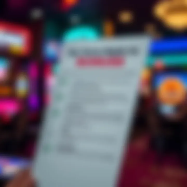 Checklist highlighting key terms and eligibility criteria for RocketPlay no deposit bonus