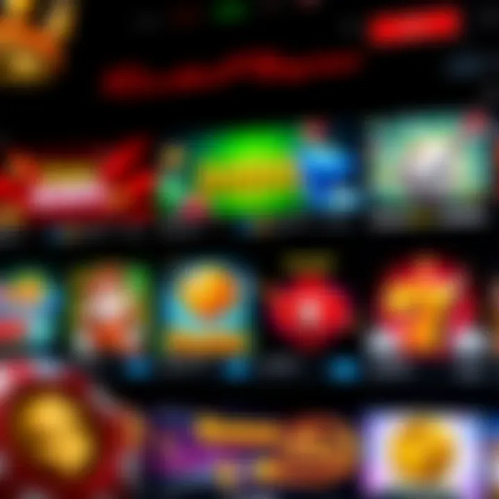 Variety of RocketPlay Casino bonus offers showcased with dynamic icons and vibrant colors