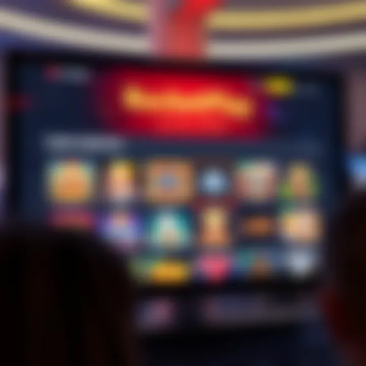 User interface of RocketPlay Casino showing a variety of slot and table games on screen