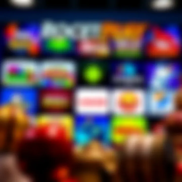 Diverse Game Selection and Providers at RocketPlay Casino Variety of casino game icons representing different software providers at RocketPlay Casino