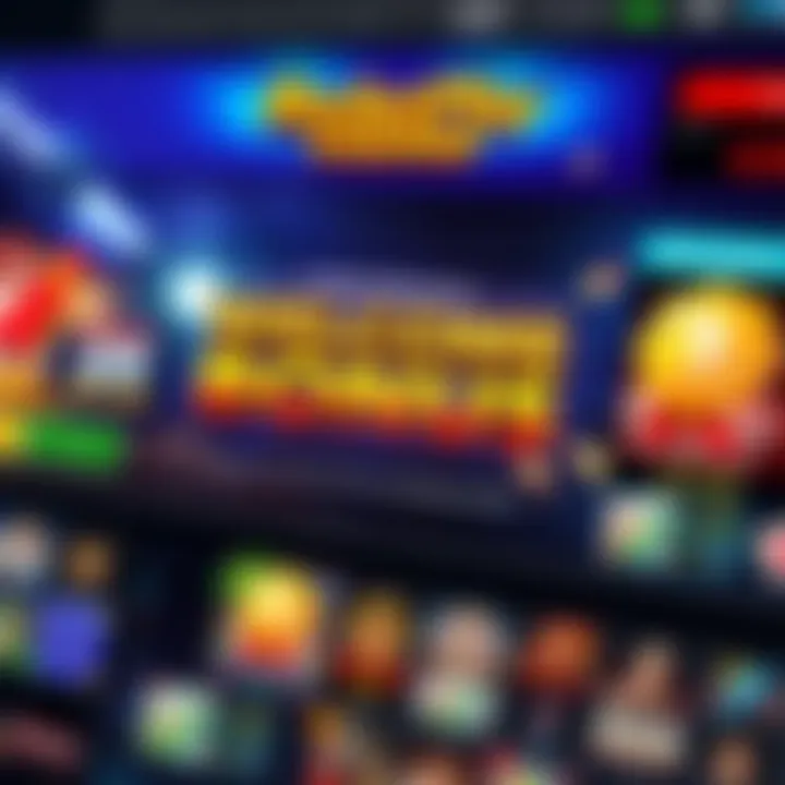 Welcome bonus offer displayed on a vibrant casino website interface