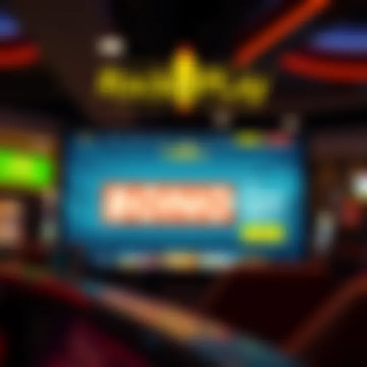 Bright casino interface showcasing RocketPlay bonus offer details on screen