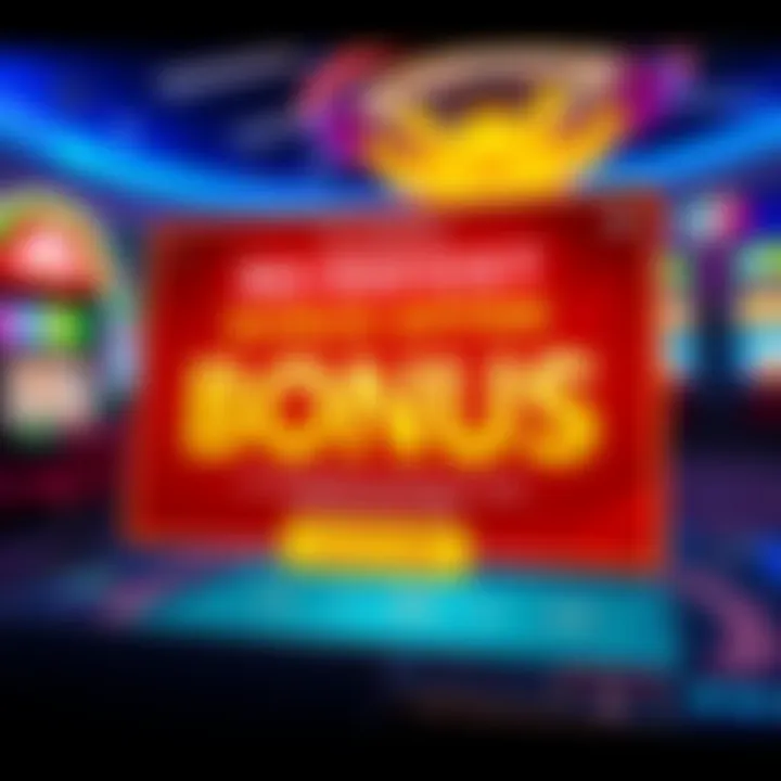 No Deposit Bonus Offer Notification on RocketPlay Casino Bright casino bonus notification highlighting a no deposit bonus offer on a gaming platform
