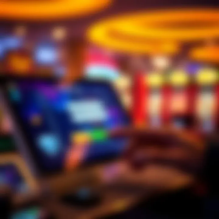 User logging into RocketPlay Slot account on a digital device with secure interface