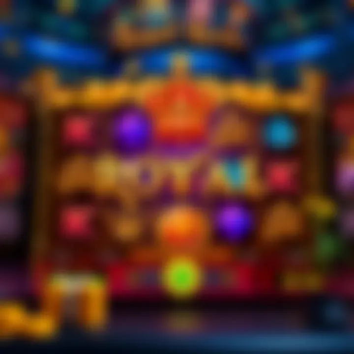 Bonus round screen showcasing royal-themed rewards and engaging slot features