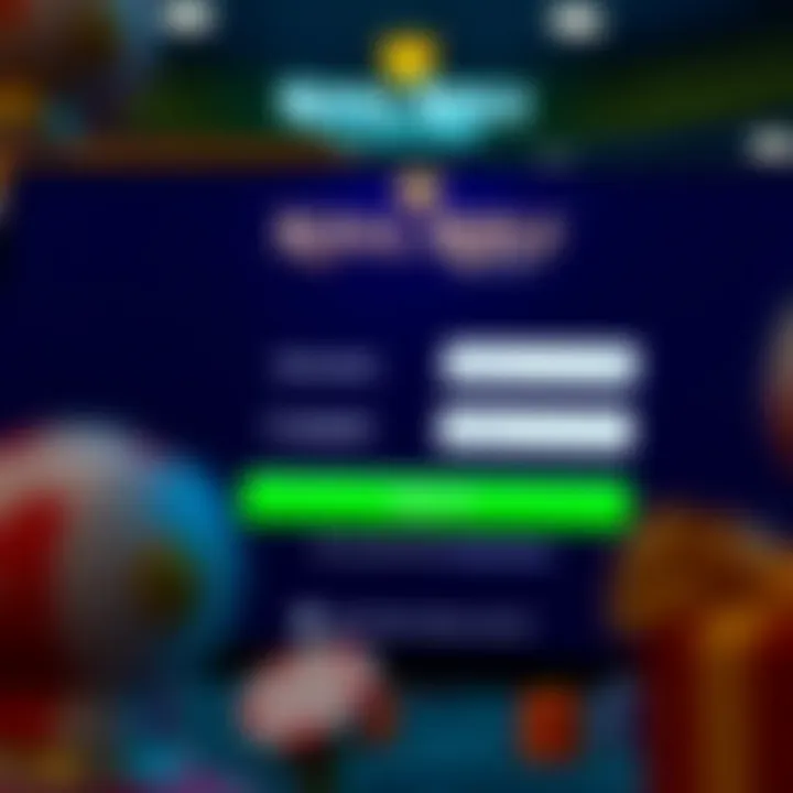 Account Creation Interface at Royal Reels Casino User interface displaying account creation form on Royal Reels Casino website