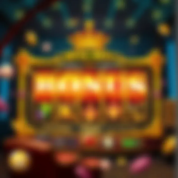 Bonus feature screen in Royal Reels highlighting free spins and reward options