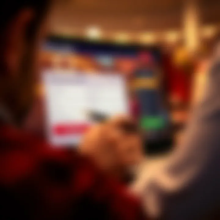 User filling out registration form on Royal Reels Casino website