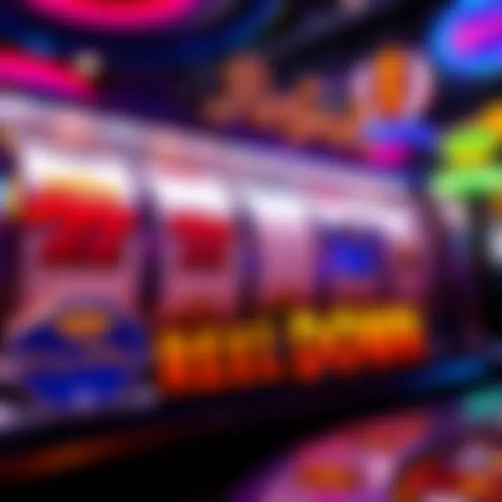 Classic slot machine reels with royal symbols and bright colors