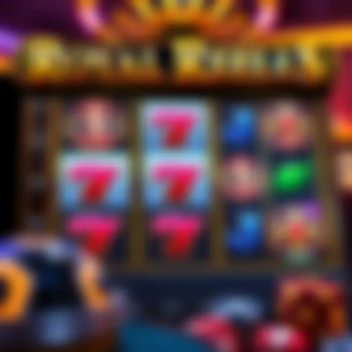 Royal Reels online slot game interface showing reels and vibrant symbols