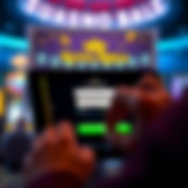 User entering credentials on a digital device for Royal Reels pokies platform login