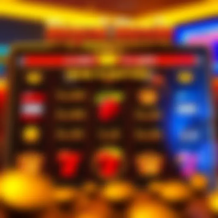 Diagram illustrating payout structure and winning combinations in Royal Reels slot