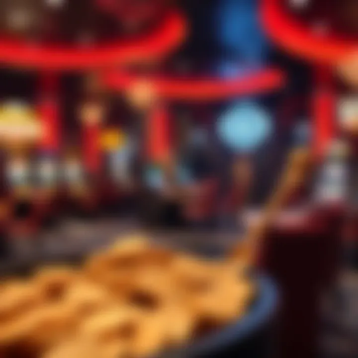 Illustration showing secure online casino environment with bonus chip icons