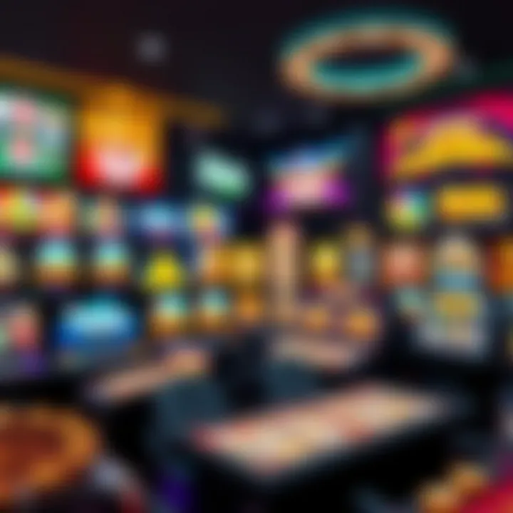 Skycrown Casino Extensive Game Collection Variety of casino games displayed on a digital platform including slots and card games