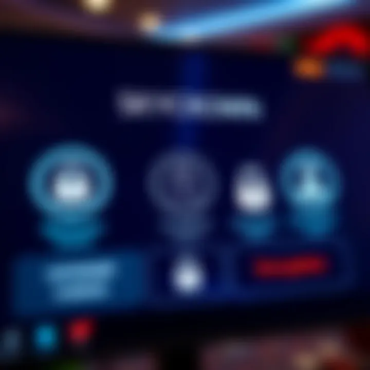 Secure online casino interface showing verification badges and encryption icons