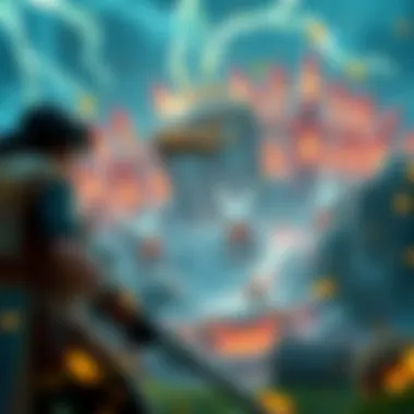 Skycrown 3 Gameplay and Features Overview Dynamic gameplay action showcasing in-game environments and character abilities