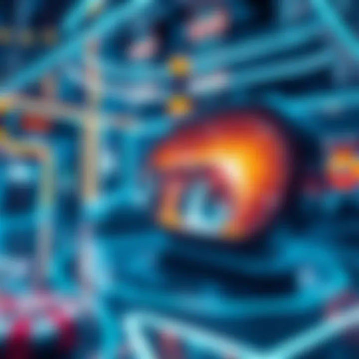 Abstract digital art representing entertainment and futuristic technology concepts