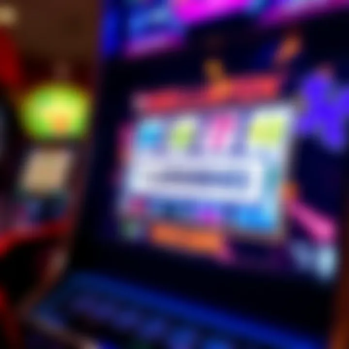 Illustration showing a digital slot machine with a highlighted bonus code input field