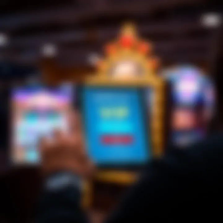 User accessing Jackpot Jill VIP area on a digital device with secure login interface