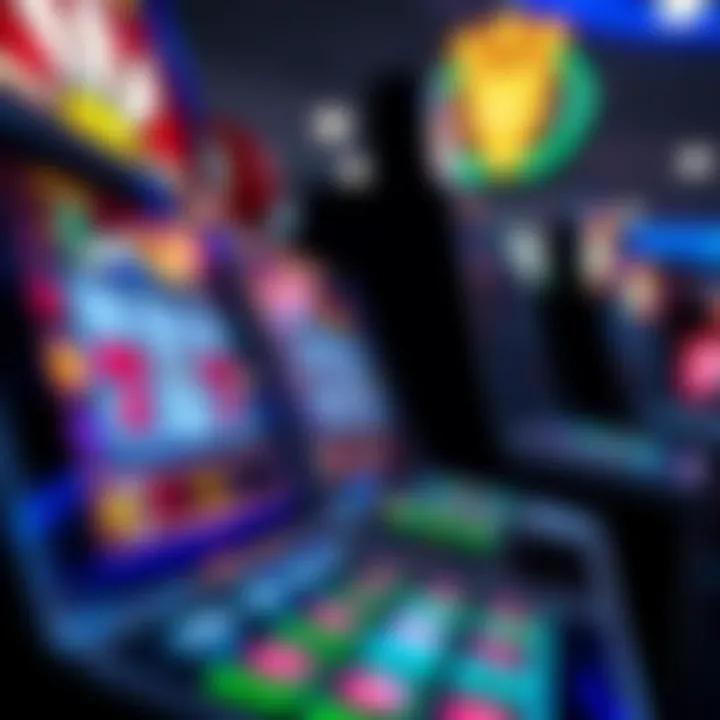 Digital Reels in Online Pokies Reflecting Classic Slot Symbols Digital interface of an online pokie game displaying spinning reels and classic symbols