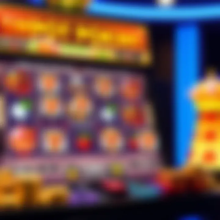 Diagram illustrating the gameplay mechanics and payout structure of a themed slot machine