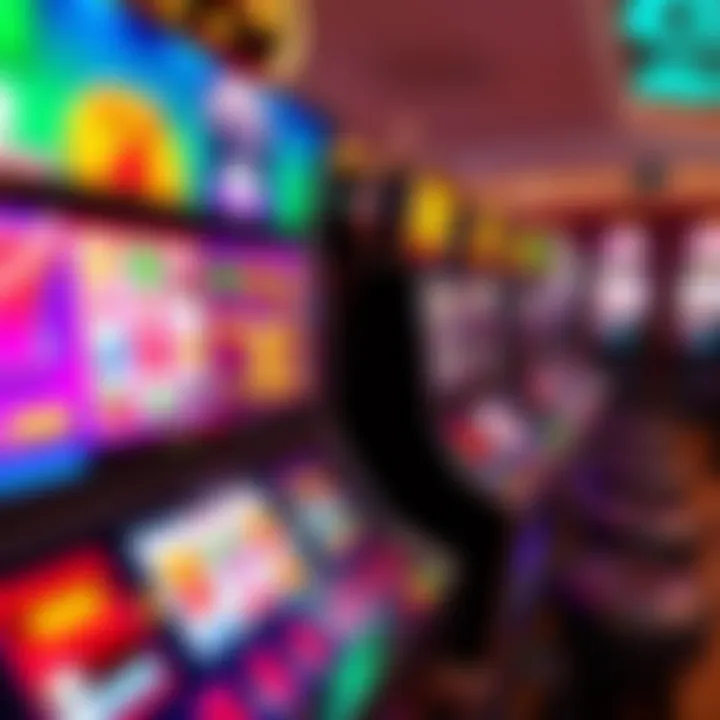 Different Types of Online Pokies Machines Digital interface showing various types of online pokies machines with vibrant reels and symbols